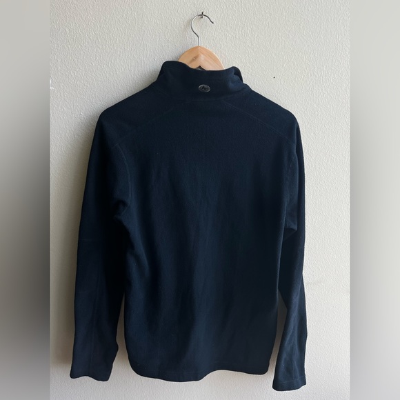 Marmot black 1/4 zip fleece pullover - Picture 4 of 4